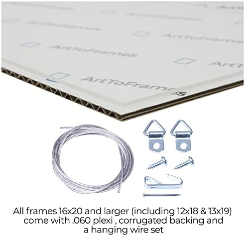 ArtToFrames 8x32 inch Black Picture Frame, 2WOMFRBW72079-8x32 - 5