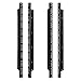 Sound Town 4-pack 10U Steel Rack Rails, with Black Powder Coated Finish and Screws (ST-RR-10UX2)
