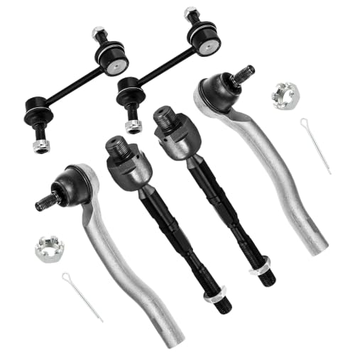 Inner and Outer Tie Rod End Compatible with 2007-2014 Ford Edge