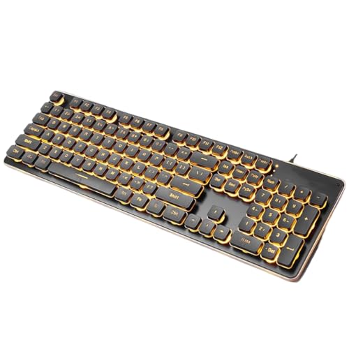 Clavier mécanique silencieux filaire USB pour éviter les bruits au bureau
