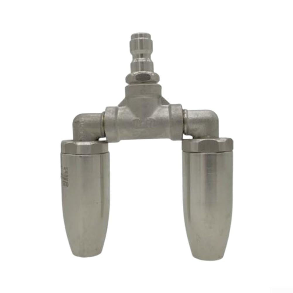 Set Ugello Rotante Acciaio per Calcestruzzo Set Ugello Rotante(four heads) | Azione rotante doppia, veloce, per ideale per cemento, alta pressione, flusso concentrato