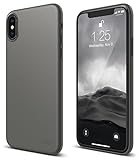 elago Origin Series for iPhone XS / iPhone X Case - Minimalistic Design Slim Fit Scratch Resistant Protective Cover for Apple iPhone XS (2018), iPhone X (2017) - Dark Grey