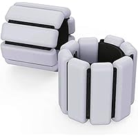 Velcro gewichten 1kg zwart voor fitness - FORM
