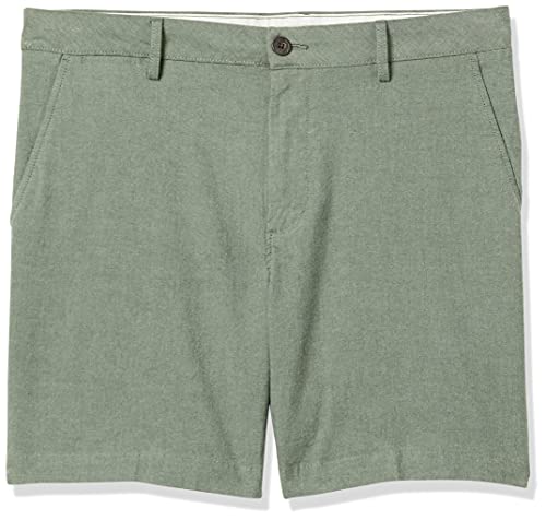 Image of Amazon Essentials Men's Slim-Fit 7 inch Lightweight Comfort Stretch Oxford Shorts with Tapered Leg