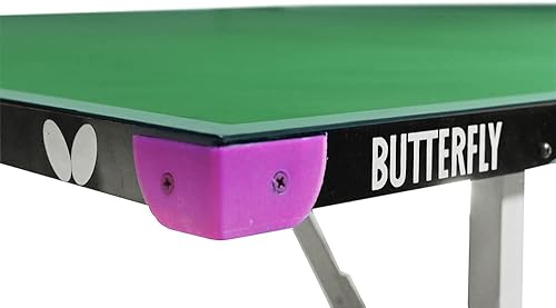 Miniatura 5 de Butterfly Mesa de ping pong compacta de 16  Mesa de tenis de mesa de 3 años  Se envía completamente montada  Mesa de ping pong ahorradora de espacio