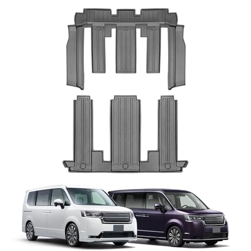 Shvgen適合対応ホンダ 新型ステップワゴン RP6 RP7 RP8フロアマット2-3列目 2枚セット2022年5月-現行 STEPWGN フロアマット 車種専用設計 3D立体 ステップワゴン rp8 防水カーマット TPE材質 耐摩擦 耐汚 簡単取付れ