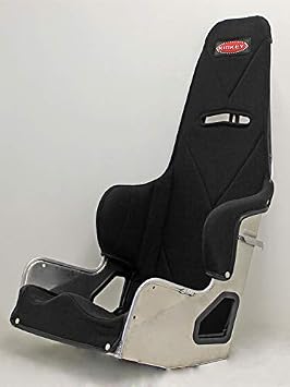 NEW KIRKEY 38 SERIES STANDARD ALUMINUM RACING SEAT WITH BLACK COVER, 10 OR 20 DEGREE LAYBACK,IMCA,STREET STOCKS,GRAND NATIONALS,PURE & FACTORY STOCKS,LATE & LIMITED MODELS,MINI-MODS,DWARF,16" WIDTH