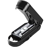 Upgraded Adjustable Pill Cutter with Tablets Alignment, Sharp Multiple Pill Splitter with Blade Guard, Safety Medicine Slicer Vitamin Divider Cutting Drugs Half Quarter