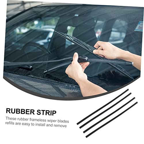GAFOKI 4Pcs Tira De Limpador De Carro Lâminas De Limpador De Pára-Brisa Limpador De Pára-Brisa Tiras