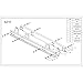 4400 LBS 2 Ton Aluminum 6' Lifting Spreader Beam Lifting Bar with 6 FT Round Sling Bridle Heavy Duty Light Weight