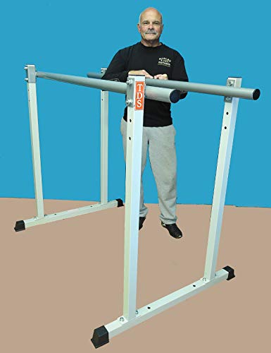 Titan Gymnastics Parallel Bar, (2) Adjustable Heights & (3) Adjustable Widths, With 2” Dia Parallel Bars – Made In The Usa. #TOP5