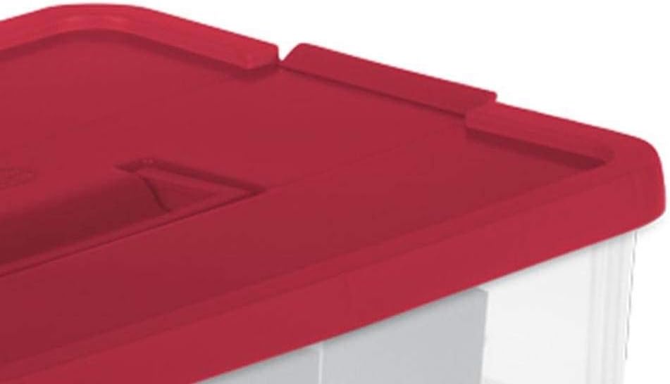 Sterilite 24 Compartment Stack & Carry Christmas Ornament Storage Box | 14276604 - Image 4