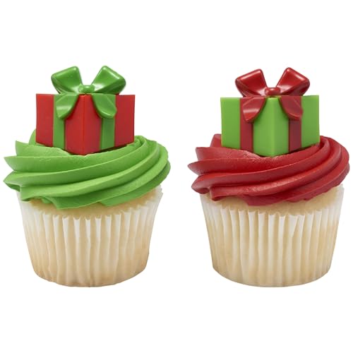 DecoPac Holiday Gifts Cupcake Toppers, Christmas Cake Decorations by DecoPac - Used condition - Image 5