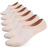 Leotruny Damen-Socken, 6 Paar, Bambus-Netz-Design, niedrig geschnitten...