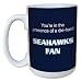 Produktbild Tree-Free Greetings Baumfreie Grüße 15 Oz Keramik Seahawks Fußball Fan Becher mit Henkel/, Mehrfarbig