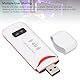 4G-USB-Modem-Dongle, Tragbarer Reise-4G-Router 150 Mbit/s mit SIM-Kartensteckplatz für Europa, Asien, Ozeanien, Afrika, Erstellen Sie Einen Hotspot für Online-Video-Streaming,