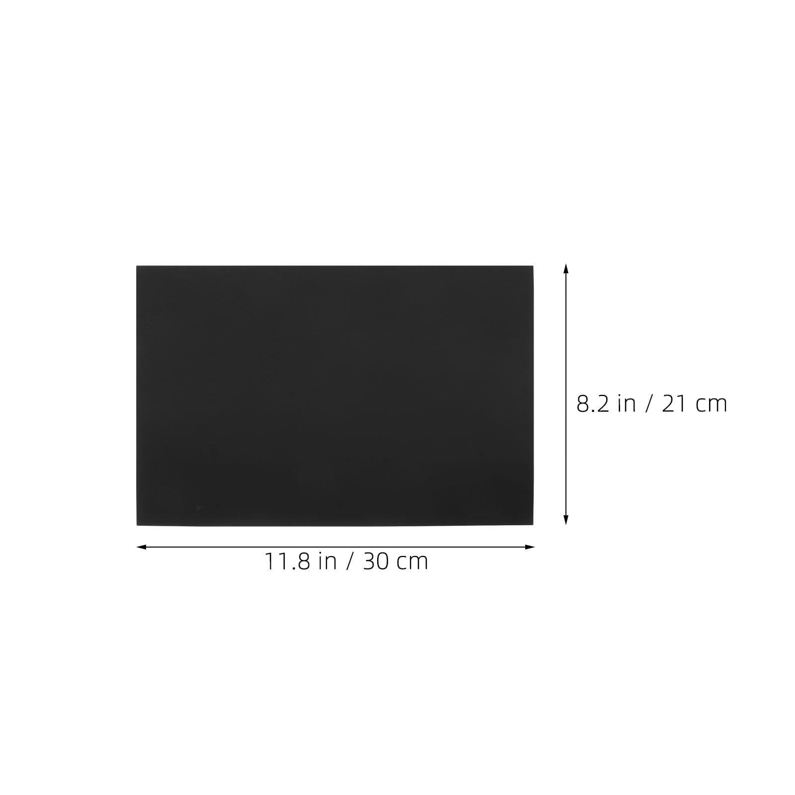 KOMBIUDA 4 plaques vierges en aluminium pour gravure laser DIY - Plaques métalliques noires format A4 - en aluminium de 0,2 mm d'épaisseur pour loisirs créatifs, cartes de visite, décorations