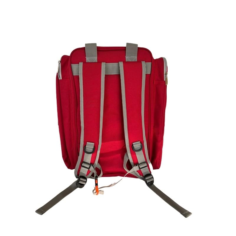 Zaino di pronto soccorso certificato - adatto al primo soccorso - zaino per paramedico e infermiere domiciliare - zaino medico sportivo - zaino waterproof