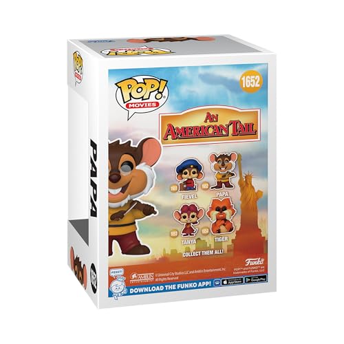 Funko Pop! Movies: American Tail, Papa Mousekewitz, an American Tail, Collectable Vinyl Figure, Gift Idea - Image 3