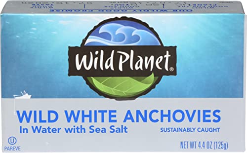 Wild Planet White Anchovies Lightly Salted in Water -- 4.4 oz