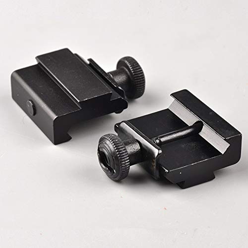 XBF-AirGuns, QD Quick Release 11 mm à 20 mm Picatinny Rail Mount Base de tisserand aronde Adaptateur Pistolet Accessoires de Chasse pour Cover