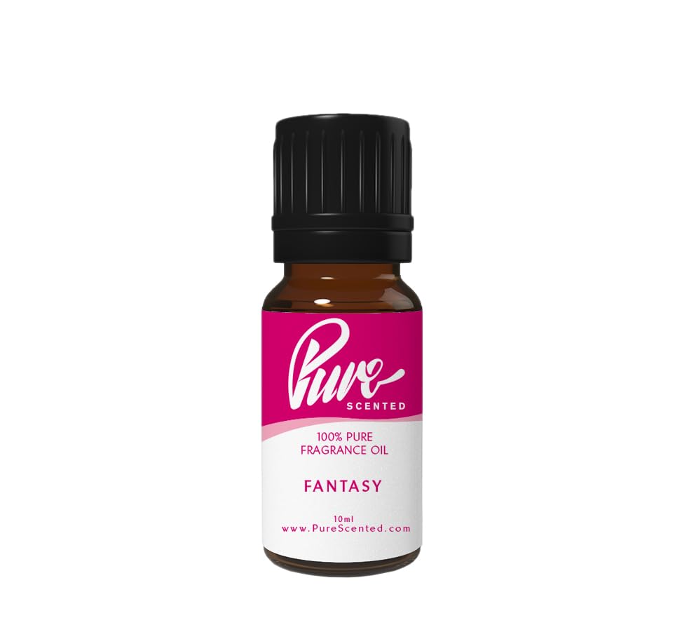 Pure Scented 10ml Fragrance Oils - 1 x 10ml Suitable for Candles, Soaps, Slime, Diffusers, Cosmetics, Wax Melts, Designer (Fantasique)