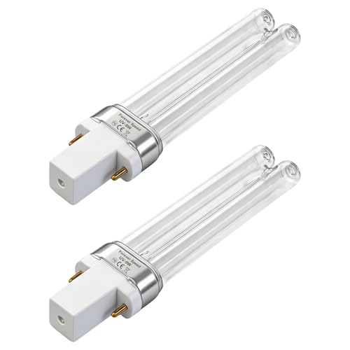 Forever Speed 9W Base del G23 UV Lámpara Bombilla Luz Azul Violeta UV Purificador Esterilizador de reemplazo de tubos para el acuario dispositivo UVC 2pcs