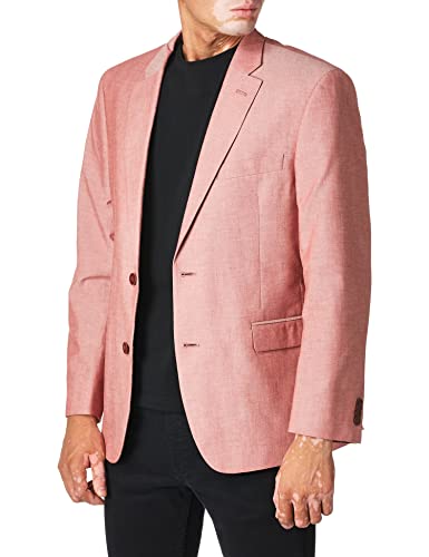 Tommy Hilfiger Mens Modern Fit Seersucker Suit Separates-Custom Jacket & Pant Size Selection Blazer, Red/White Mini Pindot, 38 Short Us #TOP1