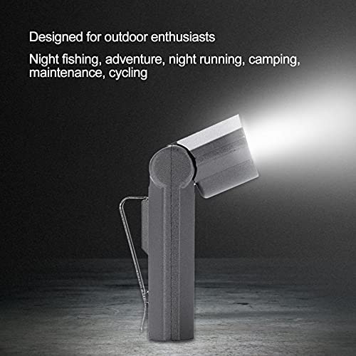 Luz para gorra LED que soluciona la falta de manos libres con sensor y clip 7