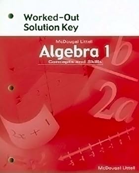 Worked-Out Solution Key Algebra 1