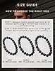 Forge & Foundry Men’s Matte Black Solid Onyx Beaded Bracelet | Polished 18K Gold Plated or Polished Stainless Steel Signature Bead and Single Gloss Bead | Andalus (Large, 8mm Gold) #5
