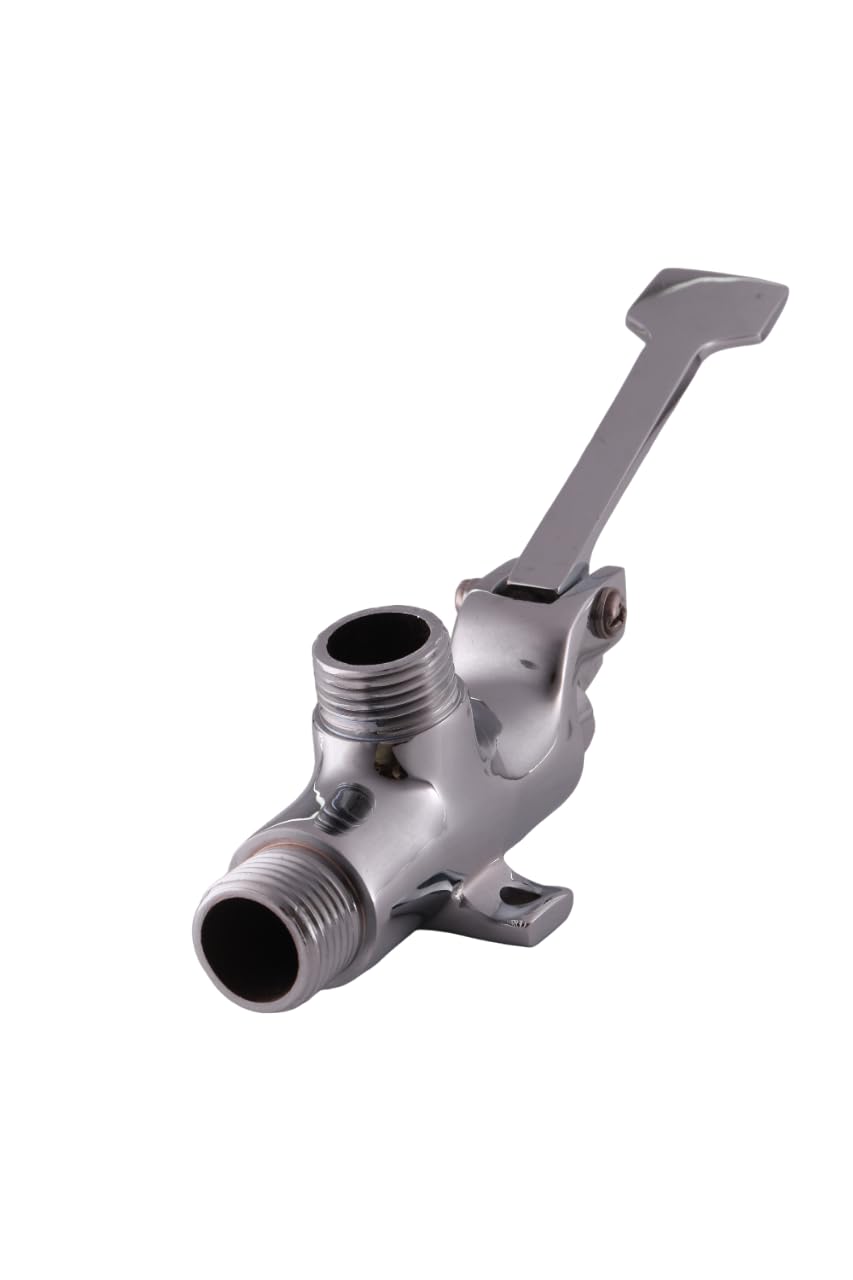 Brass foot operated tap (push cock) (+Drill Fittings) for bathrooms, factories, industries, foot kitchens to avoid hand contact useful to prevent COVID, infections in washrooms (2 YEARS WARRANTY) (B0CY9G4KTX) Amazon Price History, Amazon Price Tracker
