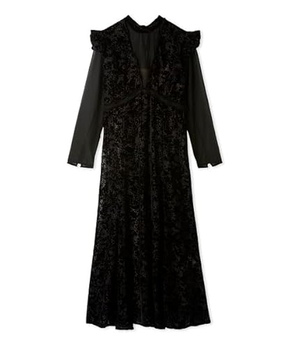 [リリーブラウン] オパールベルベットドレス LWFO245105 レディース BLK 0