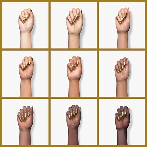 Image of ILNP Bishop - Gold, Olive Green, Greyish Blue Ultra Chrome Nail Polish