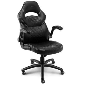 Cadeira Gamer Moob Horizon Giratória Com Função Relax e Braços Ajustáveis Preto