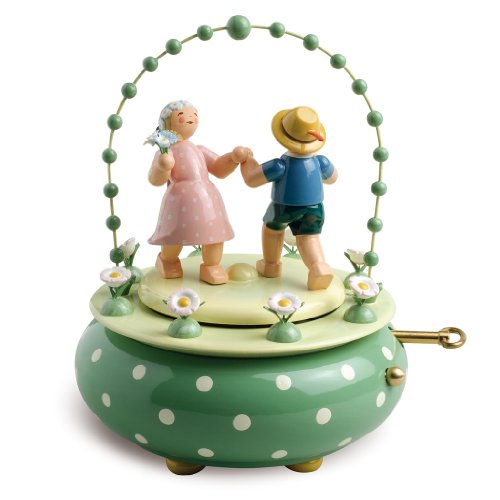Preisvergleich Produktbild Spieldose "Zwei Tänzer im Bogen", Blumenwalzer