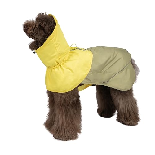 Petridge Dog Raincoat Rain Jacket Outdoor Poncho Waterproof Windproof Coat for Small Medium Large Dogs XXL