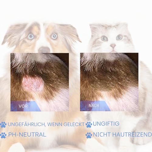 Milbenentferner, Milbenentfernungscreme, Haustier-Juckreiz-Behandlung, Milben-Behandlung für Hunde, Milbenentferner für Hunde, gegen Juckreiz und Milben, 3 Stück