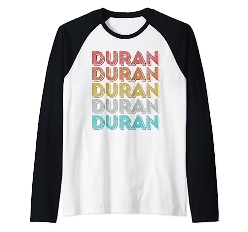 Duran retrò vintage Maglia con Maniche Raglan