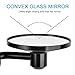 Heran Rear View Side Mirror Round Bar End Convex Motorcycle Mirror CNC for 7/8