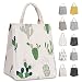 HOMESPON Lunchtasche Lunchbag Kühltasche Thermotasche Mittagessen Isoliertasche für Damen Herren Kinder Arbeit Picknick-Kakteen
