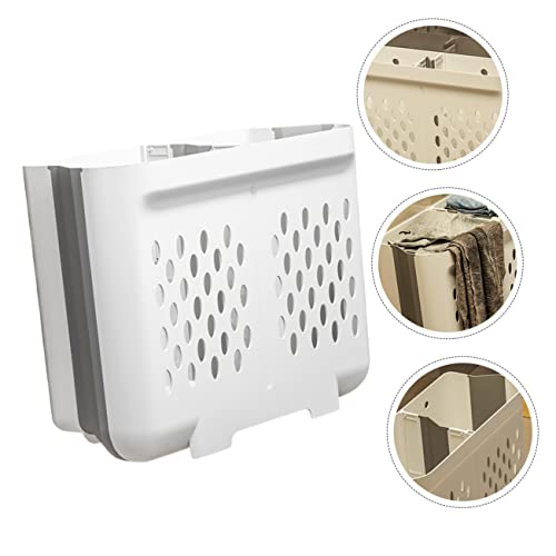 Panier à linge mural pliable à capacité augmentée en PP avec design ergonomique - 7
