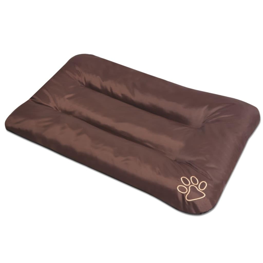 Cama para perros XXL marrón, cojín para perros de tela Oxford con revestimiento de poliuretano, 115 x 70 x 12 cm, impermeable y lavable a mano, cama para perros y gatos, sofá para salón y