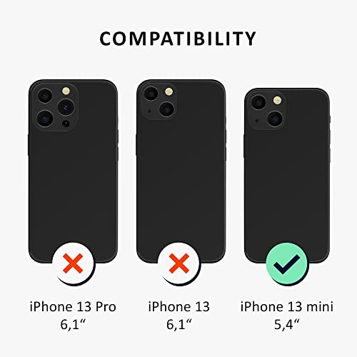 Kalibri Cork Case Compatible With Apple Iphone 13 Mini - Case For Phone Made Of Cork, Tpu And Wheat Straw - Light Brown #TOP5