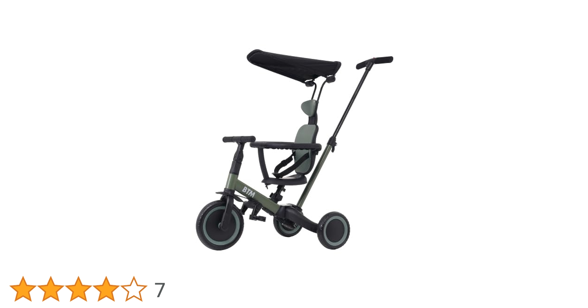 Amazon.co.jp: BTM 子供用三輪車 5in1 自転車 オリジナル 押し棒