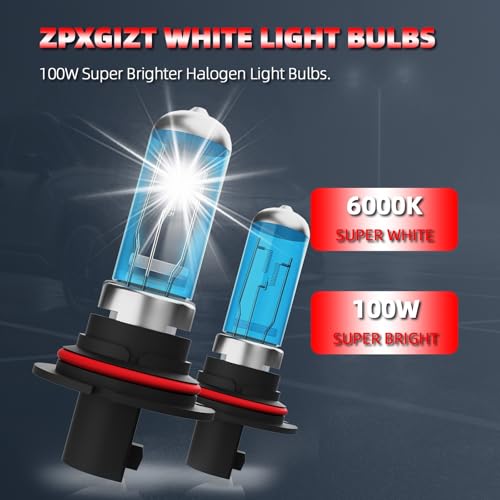 Image of Headlight Bulbs Fit For Nissan Pathfinder 2005-2012, 9007 H11 High Low Beam Fog Lights 300% Ultra Brighter Halogen Headlight Bulb Combo, 6500k White Light, Pack of 4