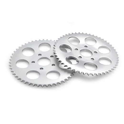 Doble de 48 dientes chapado en Zinc .150 Offset corona trasera para Harley Davidson 1