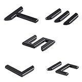 3D Fadeless Tesla Letters Emblem Model 3 Model Y - Tesla Back Trunk Logo Replacement Letters Sticker - Sturdy ABS Material - Compatible with Tesla Model 3 Y Series Accessories (Glossy Black)