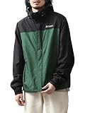 [Gerry] [ジェリー] ポリジャケットブルゾン gea-m0001 BLACK×GREEN M