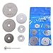 Produktbild LUOFANG 7 Teile/Satz Mini High Speed Stahl Säge Web Kreisförmige Rotary Schneid Rad Scheiben Dorn Elektrische Schleifen Zubehör Silber